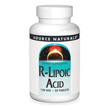 Source Naturals Ácido R-lipoico 100 Mg, 30 Tabletas