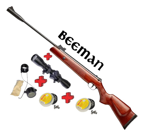 Beeman Rifle Jackal 2066 + Mira 4x32 + 240 Diabolos Msi 