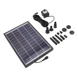 Fuente De Bomba De Agua Solar, 12 V, 6 W, Abs, Filtro Antiob