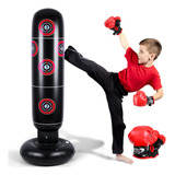 Saco De Boxeo Inflable Para Ninos, Bolsa De Boxeo Inflable D