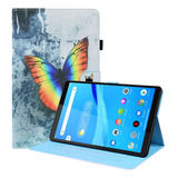 Mariposa De Colores Para Lenovo Tab M8 Fhd Tb-8505f/tb-8705x