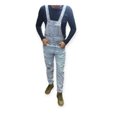 Jardinero Pantalon Jeans Hombres Mom Roto Y Sin Roturas