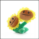 Peluche Planta Vs Zombie Doble Girasol