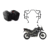 Kit Baú Lateral Givi E21n + Suporte Tiger 800 Xc Xcx Xr Xrx