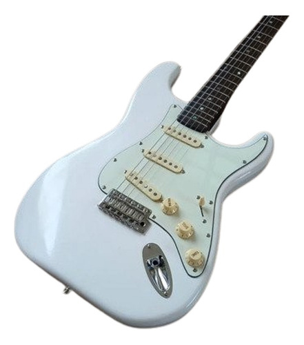 Stratocaster Thq Artic White Relic Wengue No Squier