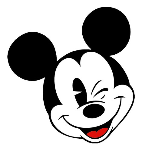 Vinilo Sticker Decorativo Mickey Mouse Cara Calcomania