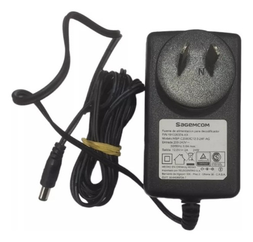  Fuente Transformador Para Decodificador/modem 12v 2a 24w