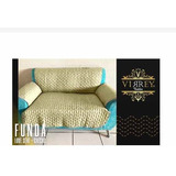 Funda Love Seat Grecas Chocolate/beige