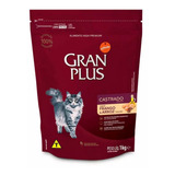 Gran Plus Ração P/ Gato Castrado Sabor Frango E Arroz 1kg