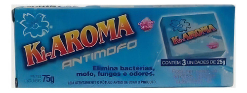 Antimofo Ki-aroma 75 Gramas (3x 25gr) Caixa Com 48 Unidades