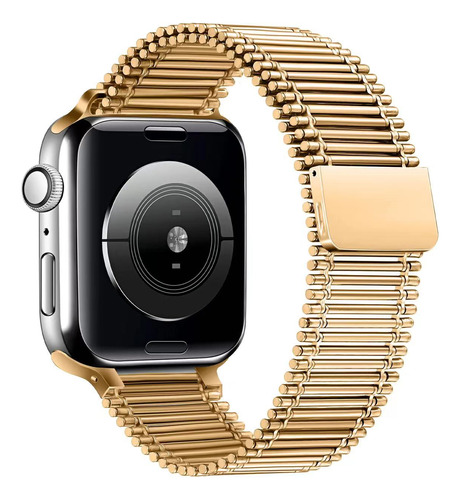 Correa De Acero Con Cadena De Metal Para Apple Watch Band