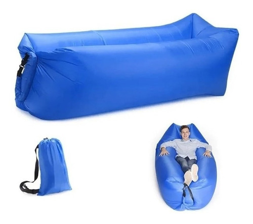 Sofa Sillon Inflable Tumbona Colchon Cama Banano Camping