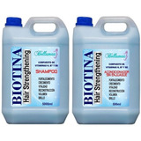 Combo Shampoo + Enjuague De Biotina Capilar 2 Bidones 5 Lts