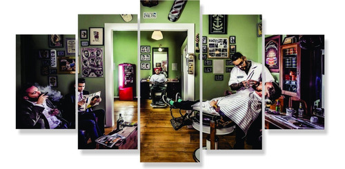 Quadro Decorar Barbershop Barbearia Salão Beleza Masculino