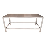 Bancada Mesa Inox Industrial Paneleiro 1,40x84x53