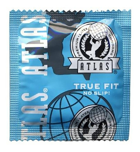 Condones Atlas True Fit Mas Chicos Preservativos 12 Piezas