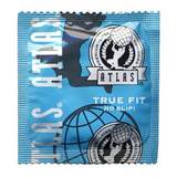 Condones Atlas True Fit Mas Chicos Preservativos 12 Piezas