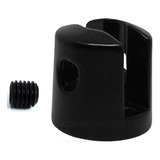 130 Suporte Para Prateleira De Vidro Fenda 6mm Preto 