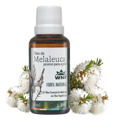  Óleo Essencial De Melaleuca Pronto P/ Uso 30ml Tea Tree Wnf Tipo De Embalagem Frasco