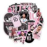 Calcos Stickers Vinilo Termo - Messi Inter Miami