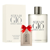 Acqua Di Gio Armani 200ml Caballero Original + Regalo