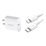 Cargador Ugreen Para iPhone 15 De 20w Cable Tipo C De 1 Metr