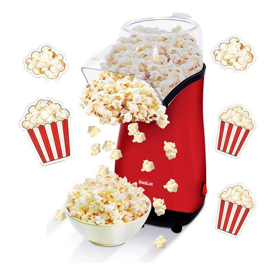 Máquina De Palomitas Kwalux Maíz Sin Aceite Máquinas Para Palomitas De Color Rojo | MercadoLibre