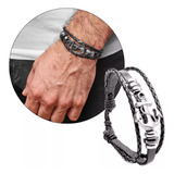 Pulsera Hombre - Pulsera Cuero Genuino - Dije Acero Modelo Ancla - Pulsera Ancla - Pulseras Hombre - Brazalete Hombre