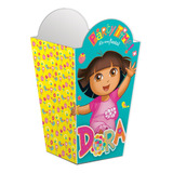 6pz Cajita Fantasía Palomera Fiesta Dora Exploradora 0dor0