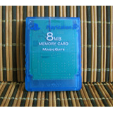 Sony 8mb Memory Card Blue Ps2 Memoria Oficial Playstation 2