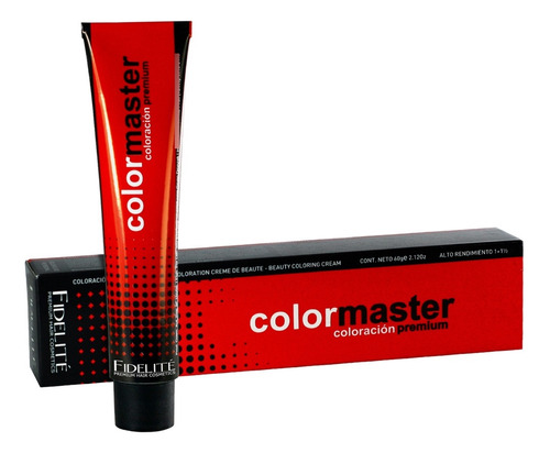 Tintura Colormaster Premium Fidelite Pack X12 Unidades X60g