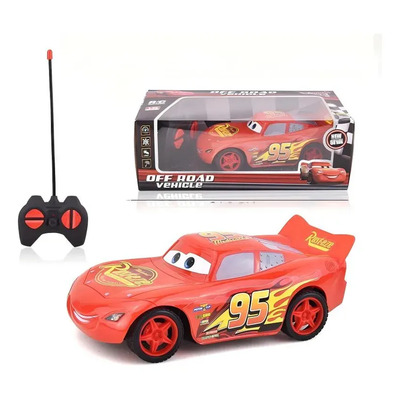 Regalo Para Niños,cars,rayito Mcqueen,coche Radiocontrol 1:24 Lightning Mcqueen Rc Coche De Cont,detalle Para El Día Del Niño | Meses sin interés