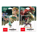 Dupla Amiibo Zelda E Ganondorf - Zelda Tears Of The Kingdom