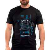 Playera Megaman Planos De Construccion