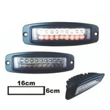 Faro Auxiliar Bicolor 18 Led Con Base