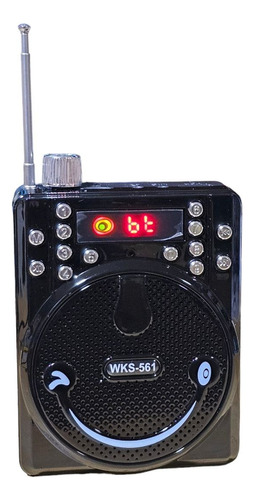 Megafono Amplificador De Voz Recargable Con Usb Y Bluetooth