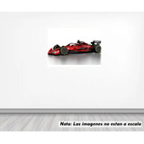 Vinil Sticker Pared 45 Cm. Lado Ferrari F1 Modbe007