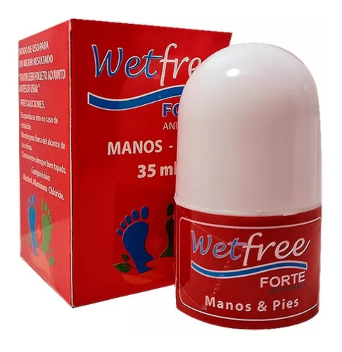  Wetfree Forte Antitranspirante Desodorante Manos Y Pies
