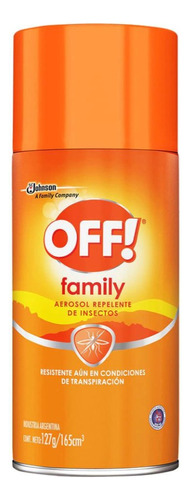Off! Family Repelente De Mosquitos Aerosol 165cm3