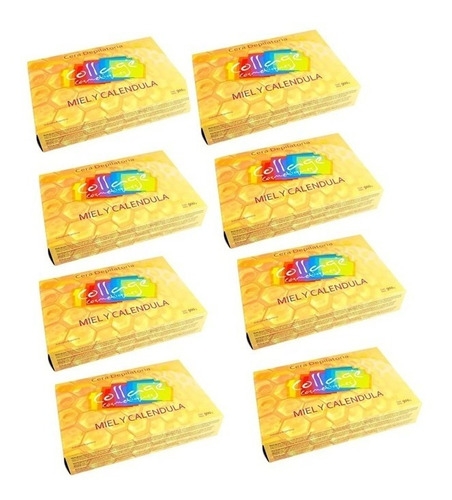 8 Ceras Depilatoria Profesional Miel Collage X 900 Gr