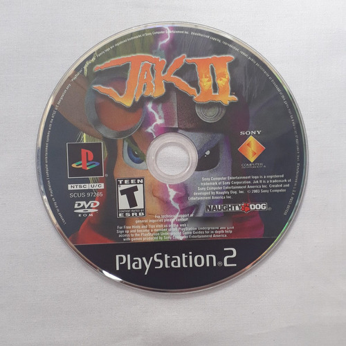 Jak Ii 2 Ps2 Solo Juego Usado