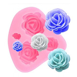 Molde De Silicona Fondant Rosas