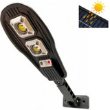 Mini Luminária Led Solar Poste Rua Parede Sensor Cob Luz Bca