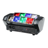 Maquina Humo Remoto + Liquido+ Efecto Spider Led Audio Dmx P