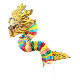 Dragón De Papel De Año Nuevo Chino, Dragón De 80cm Oro