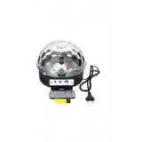 Bola Disco Led Bluetooth Ritmica Con Parlantes Fiestas