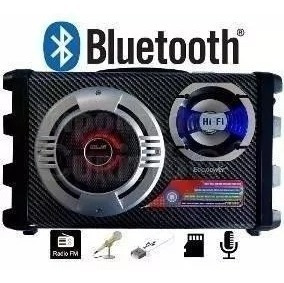 Caixa Som Ecopower Ep-2220 Bluetooth Usb Com Microfone