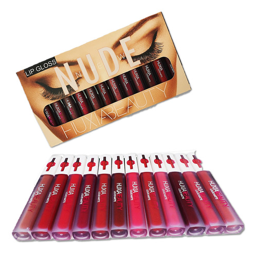 Oferta!!  12 Labiales Acabado Matte Indelebles Calidad 100%