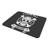 Mouse Pad Straw Hat One Piece Anime Ters Textil 20x17cm