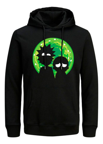 Buzo Chompa Hoodies Rick And Morty 100% Algodon Perchado 09